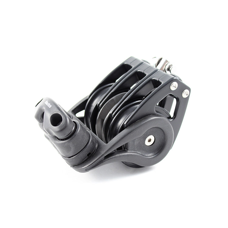 Hobie Getaway Lower Mainsheet Block Triple with ratchet, cam cleat and becket