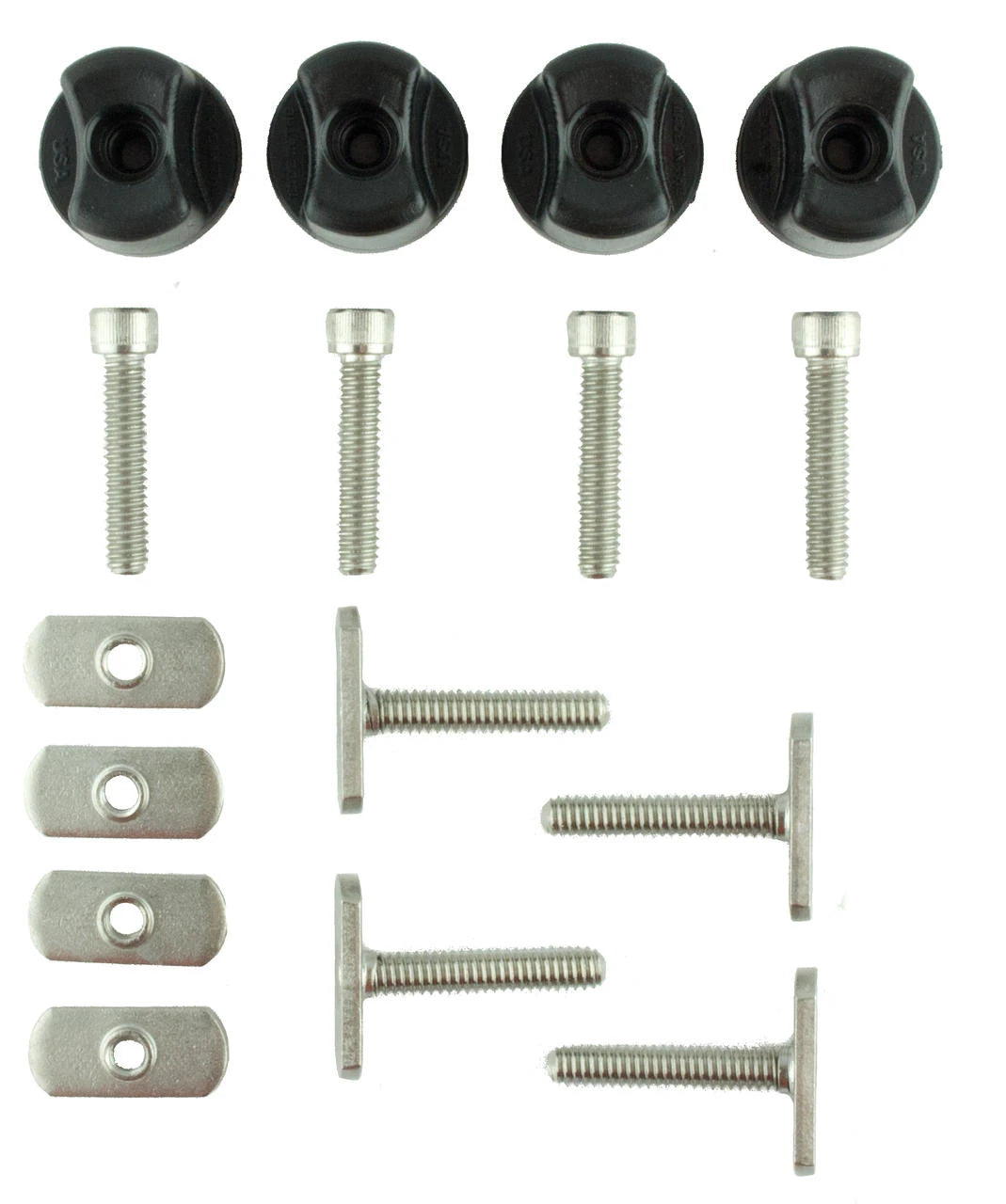 YakAttack Geartrac Hardware Kit, 16 Piece Track Assortment, Item #HRC-1004