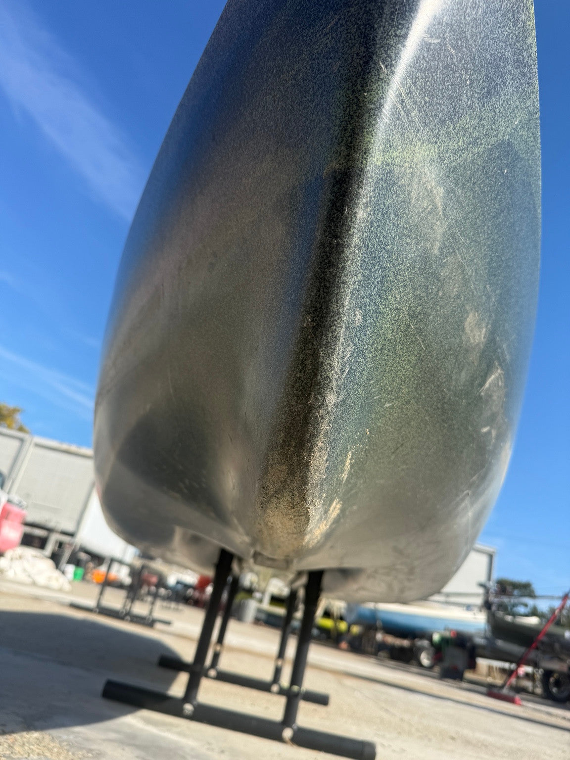 Used 2021 Old Town Topwater 120 PDL hull close-up