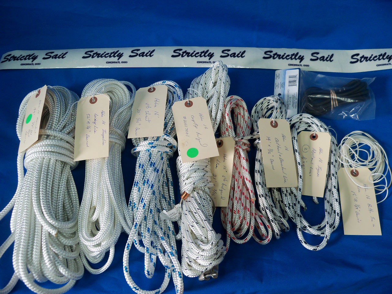 Hobie Cat 16' Line Kit for boat with comptip mast