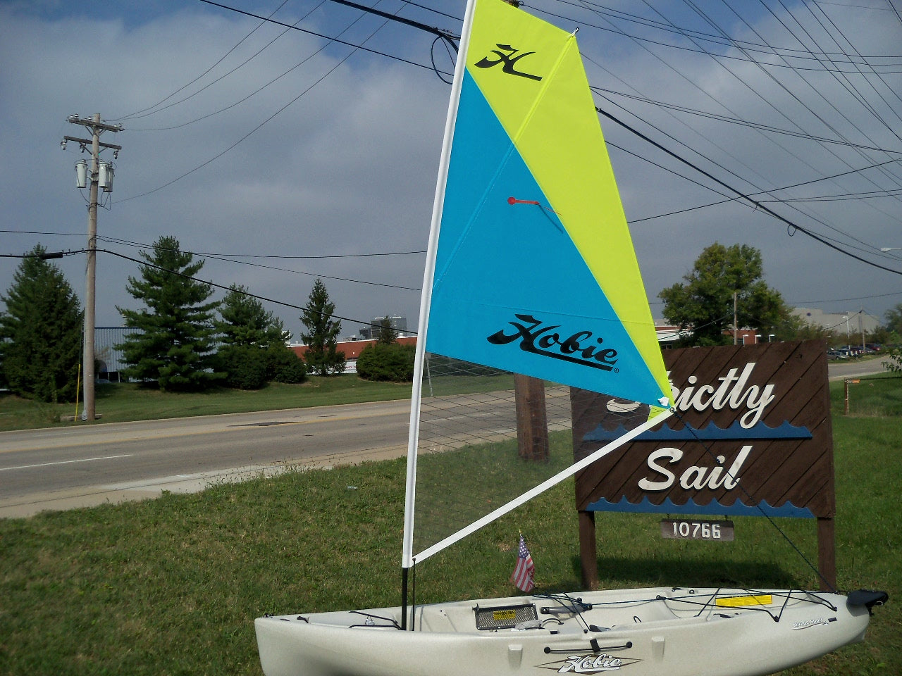Hobie Kayak Sail Kit Aqua/Chartreuse
