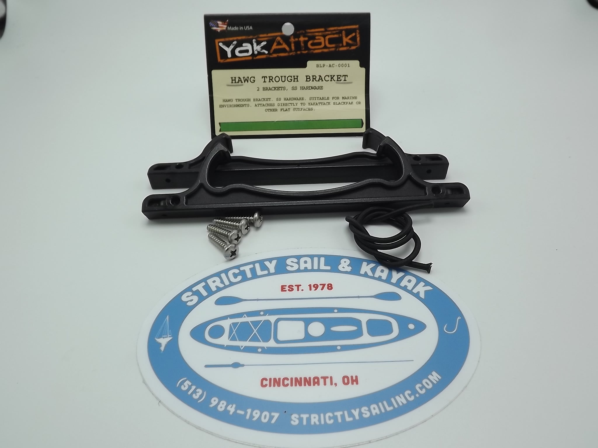 YakAttack TetherTube Rod Holder- Two Pack with Mounting Hardware