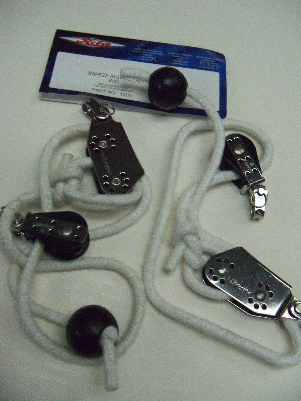 Hobie Cat Deluxe Adjustable Trapeze Rig part #1203 without dogbones