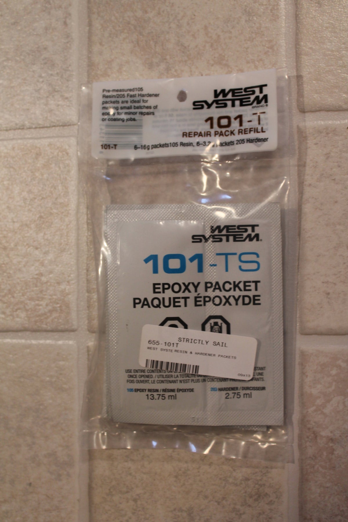 West System Epoxy Repair Pack Refill 101-T