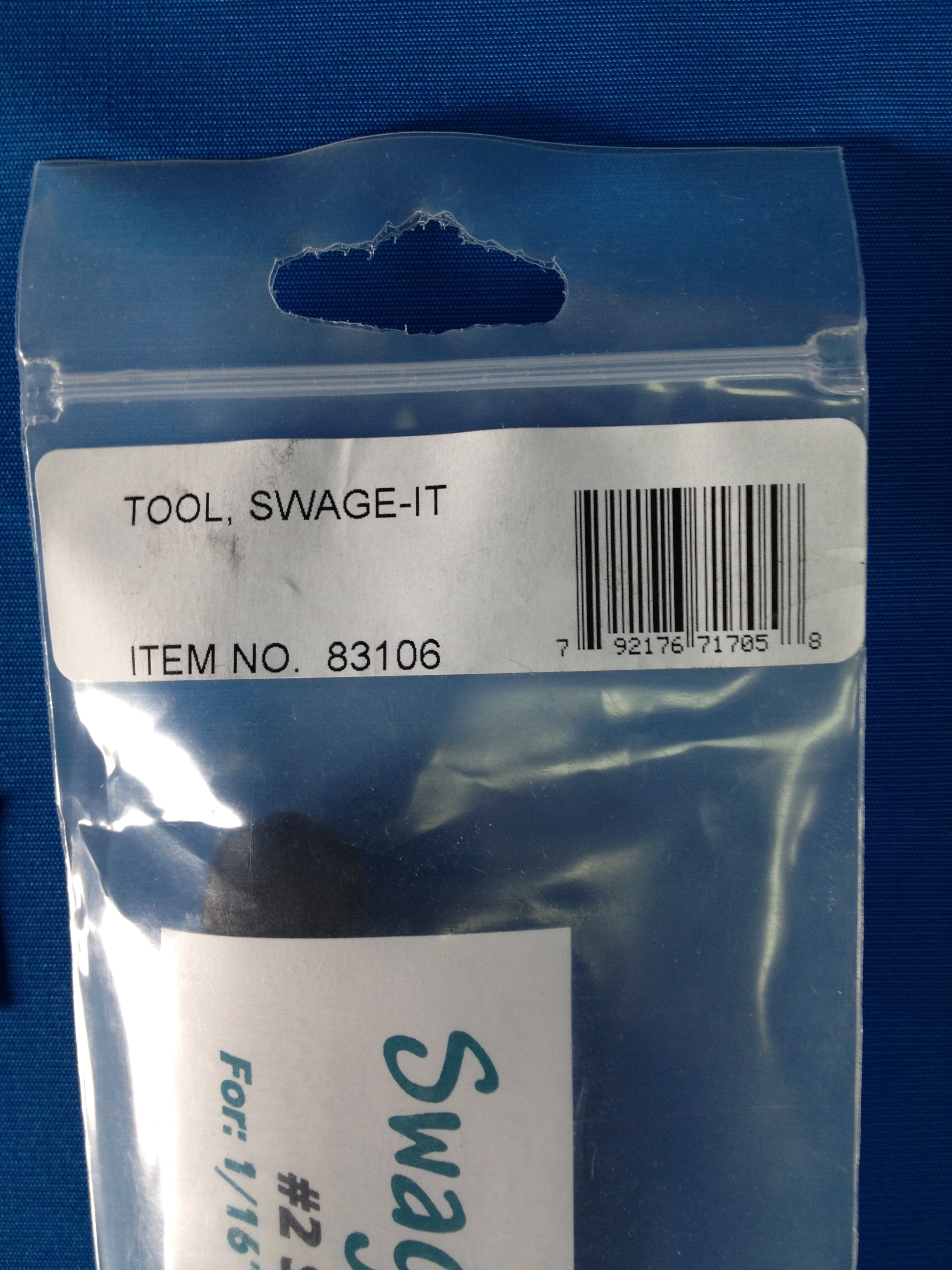 Swage it tool #2 for Nicro press