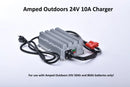 24V 50Ah Trolling Motor Lithium Battery (LiFePO4) - Bluetooth - Heated Charger included