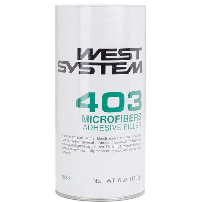 West System 403 MicroFibers Adhesive Filler 6oz