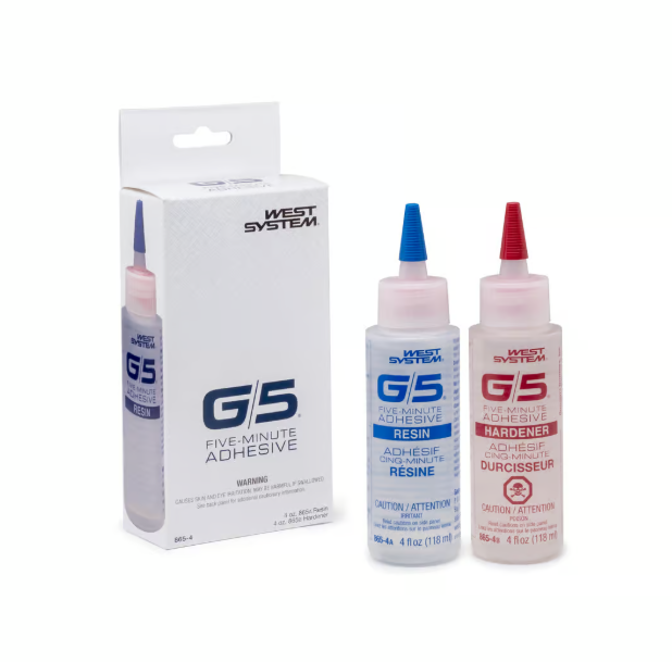 West System G/5 Five Minute Adhesive G5 4 oz. size