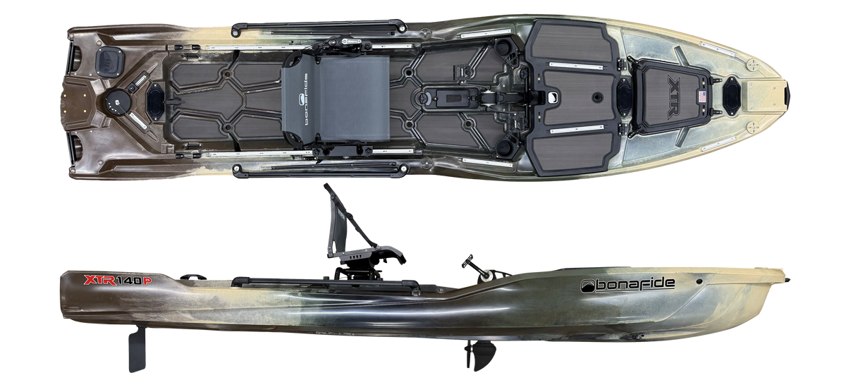 Bonafide XTR140P in Camo — manufacturer preview rendering; colors and final production details may vary