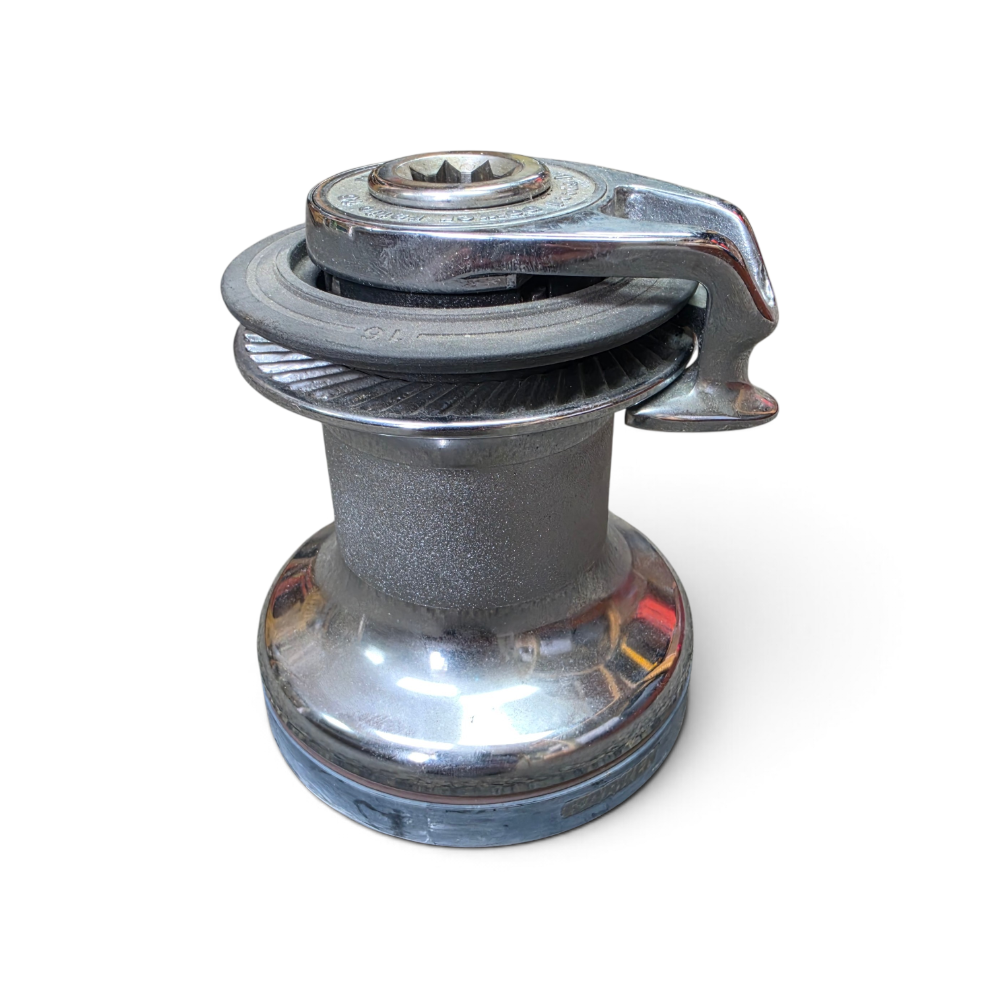 Harken 16 Single Speed Self Tailing Winch, used