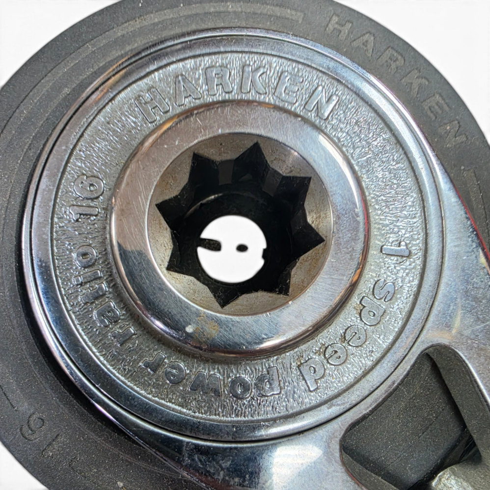 Harken 16 Single Speed Self Tailing Winch, used