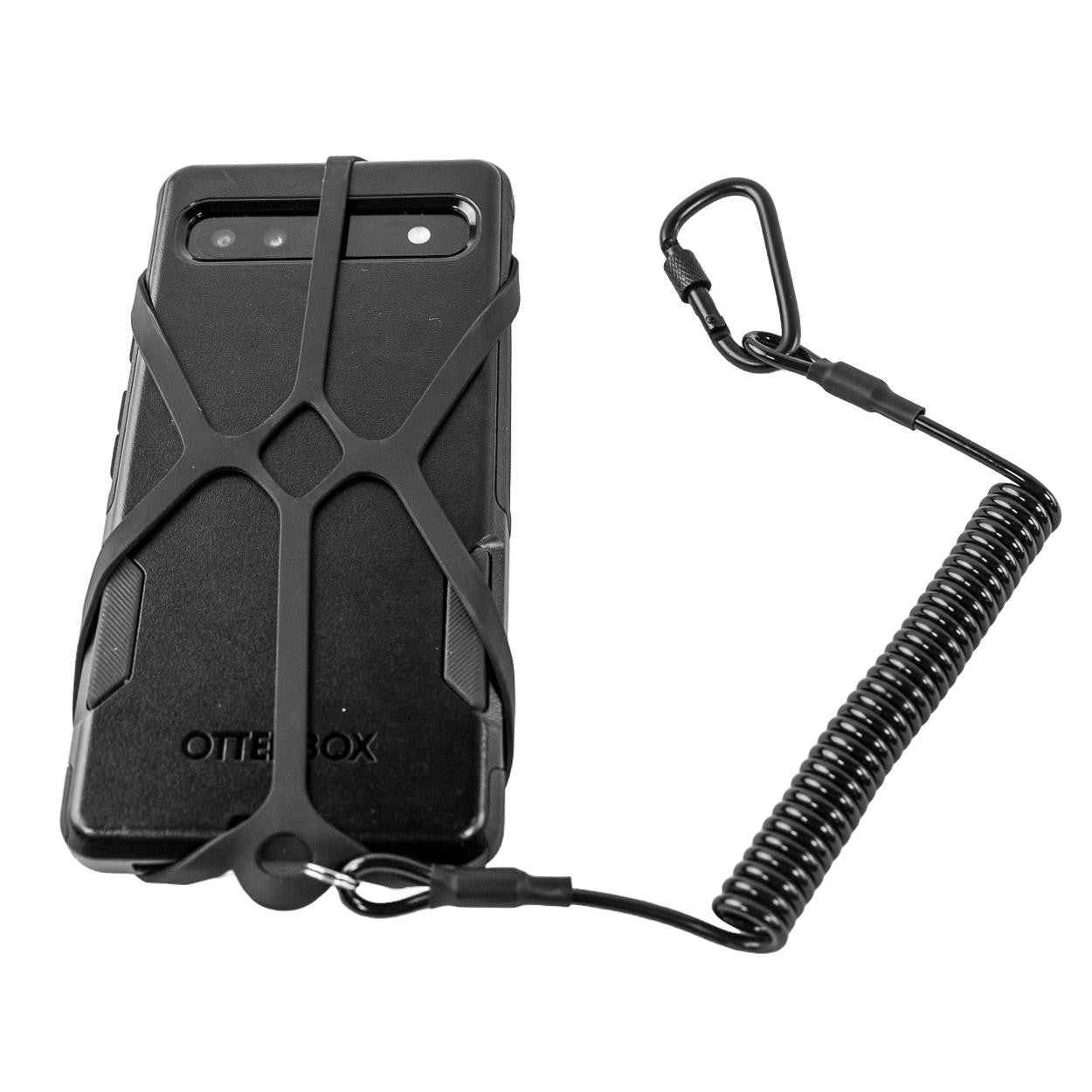 YakAttack Universal Smartphone Harness with Tether, Black