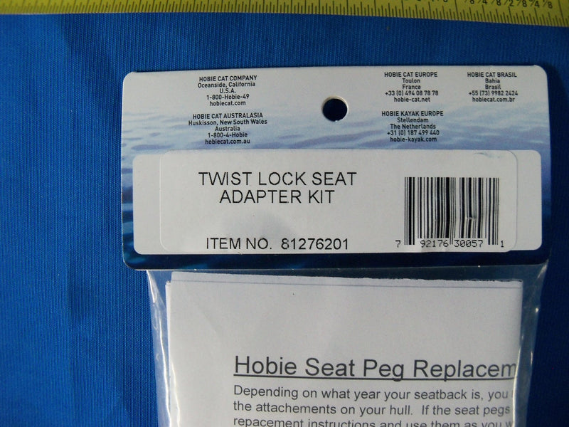 Hobie Kayak Twist lock seat Adapter kit