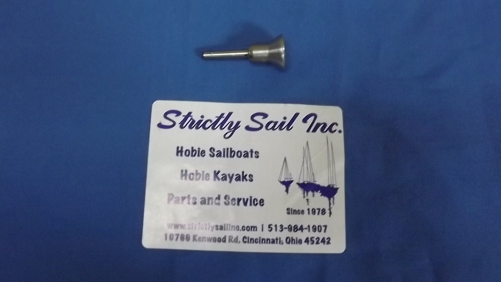 Hobie Quick Release Pin, 3/16" x 3/4" cup, Item #20301