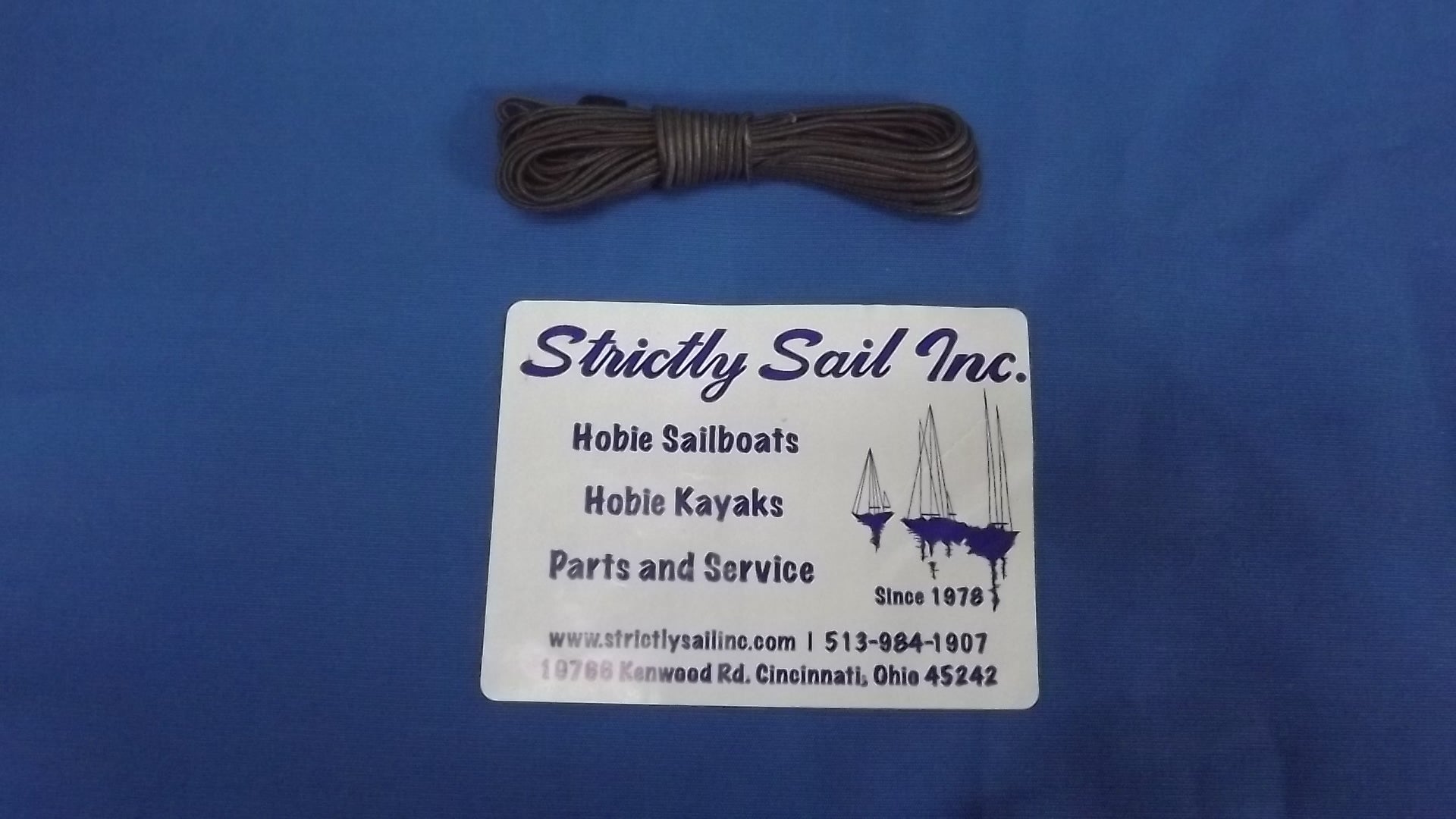 Hobie Eclipse Control Lines inside hull with Knot Cover, Item #98100210