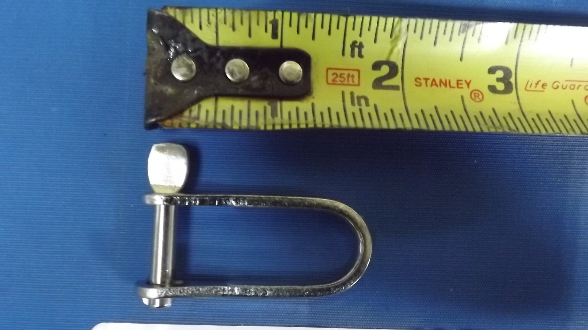 Shackle with Safety Key Pin 3/16", Item #SP180005