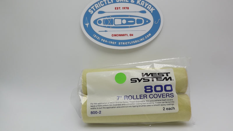 West System 800 - 7" Roller Covers,  2-Pack Set