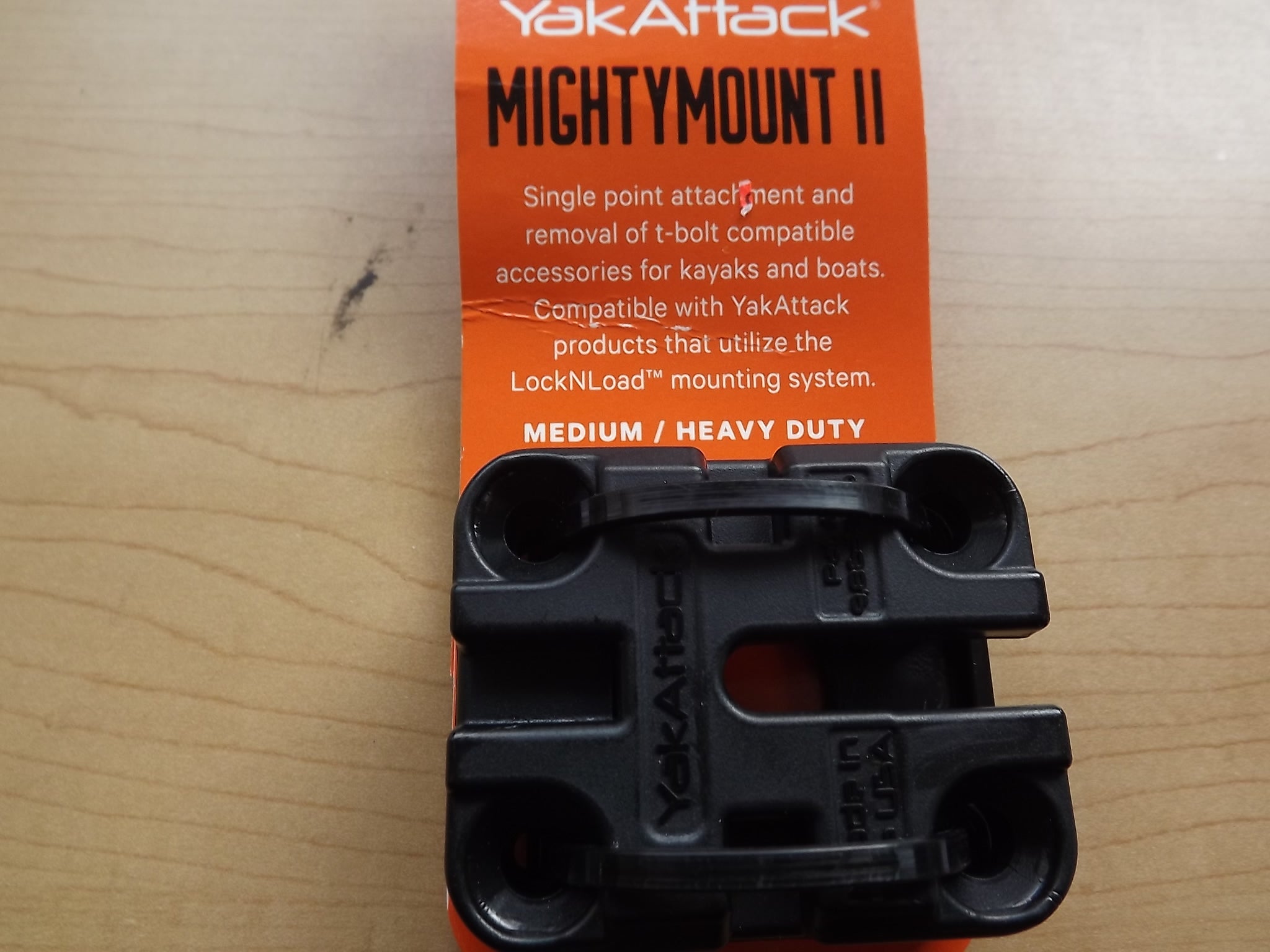 YakAttack Mightymount II, with FullBack Backing Plate - Medium/Heavy, Item #MMH2-FB