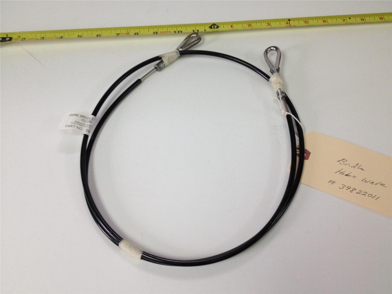 Hobie Cat Wave Club Bridle Wires (2-Pack) – Black – OEM #2-459572 – Made In USA