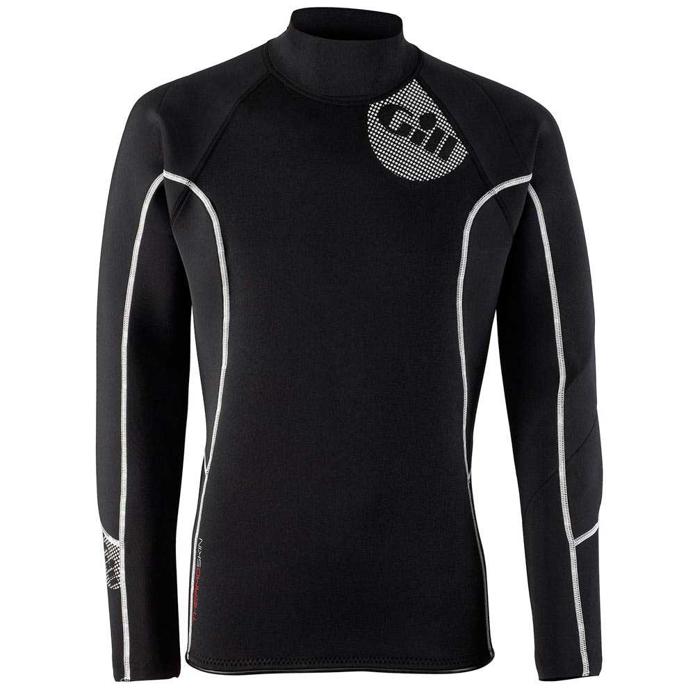 Gill Men's Termoskin Top, Black/White, Med., Item #4616